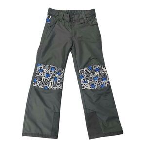 Arctix Snow Ski Pants Kids Medium Gray Insulated Warm Winter Outdoor Travel